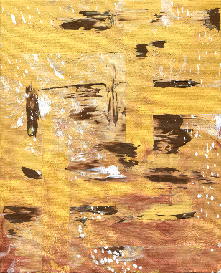 Day 191 of 365 — abstract grief painting