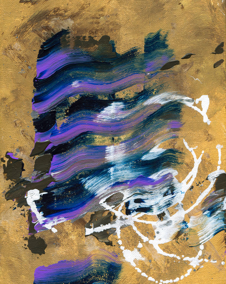 Day 192 of 365 — abstract grief painting