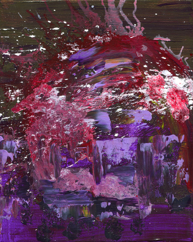 Day 194 of 365 — abstract grief painting