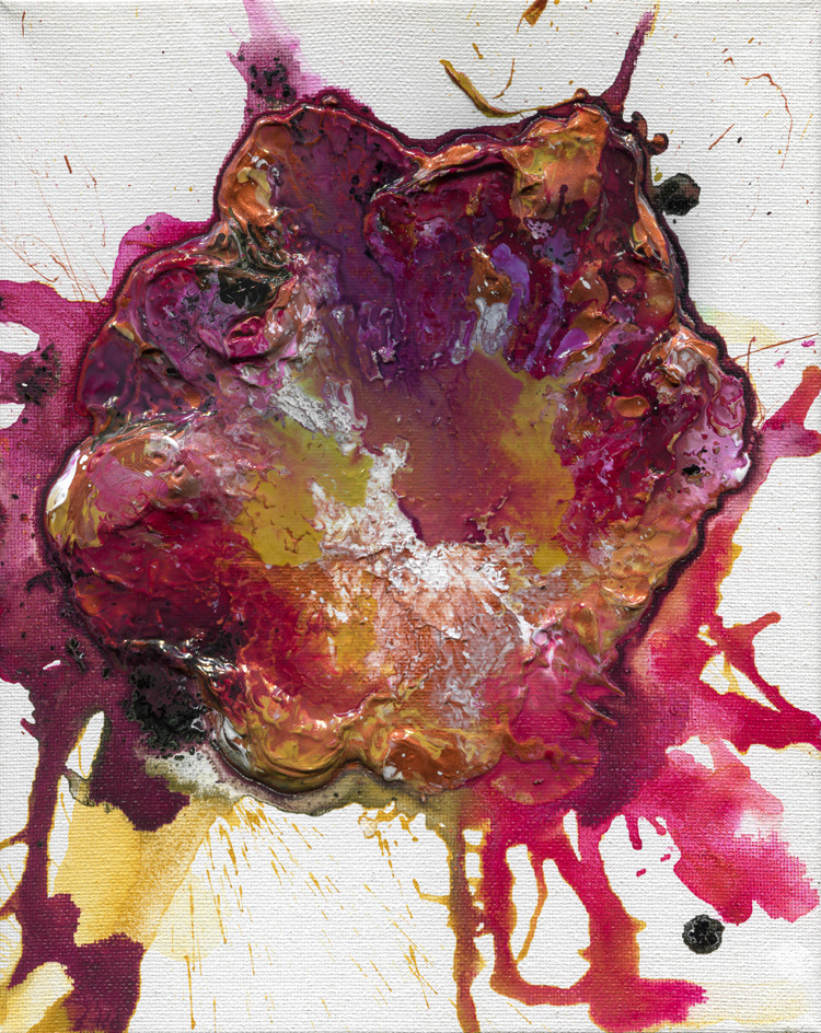 Day 199 of 365 — abstract grief painting