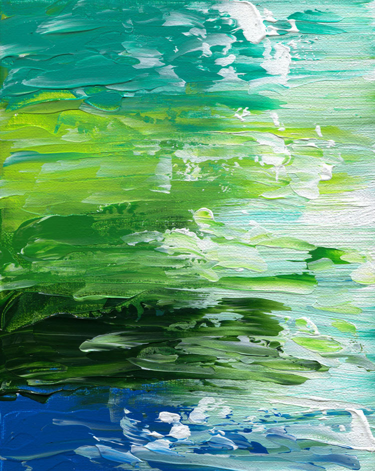 Day 19 of 365 — abstract grief painting