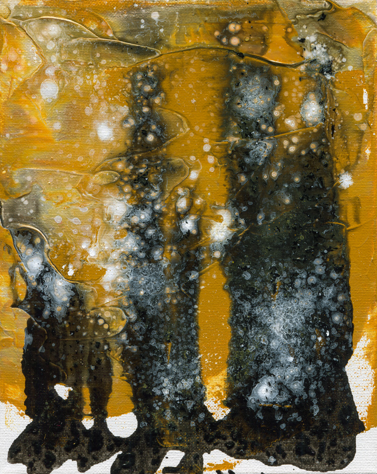 Day 200 of 365 — abstract grief painting