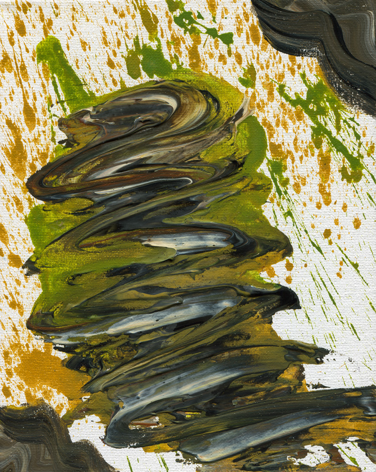 Day 202 of 365 — abstract grief painting