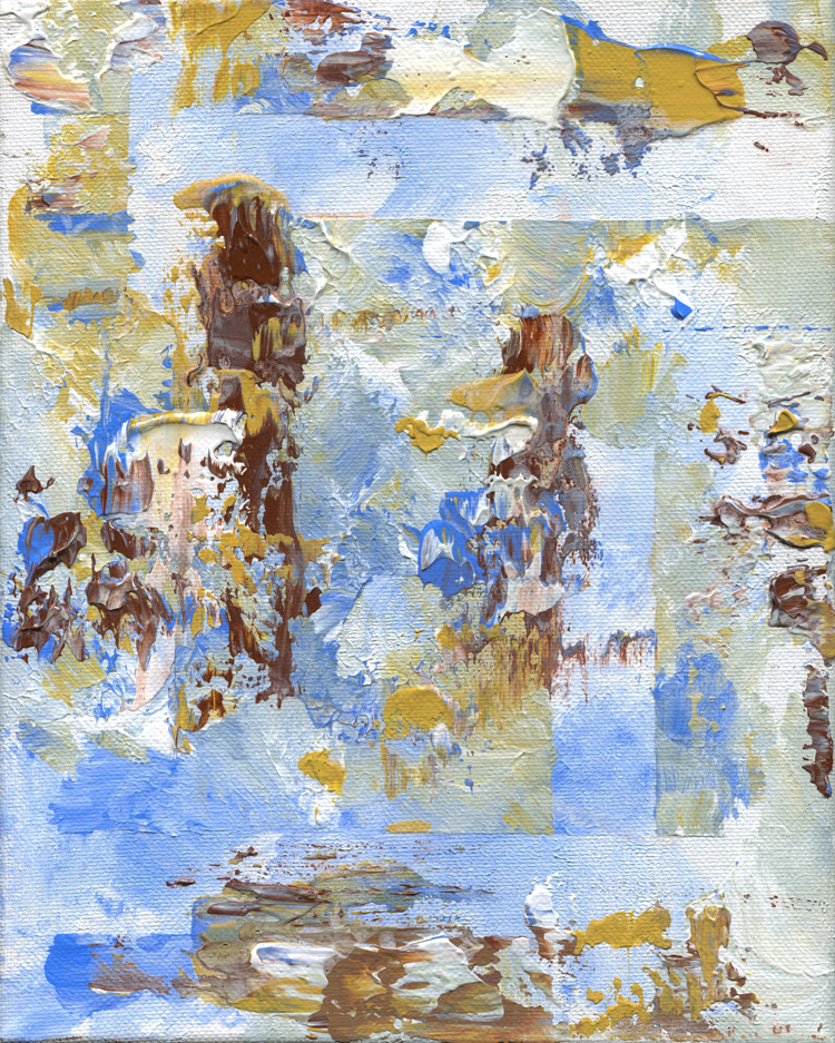 Day 203 of 365 — abstract grief painting