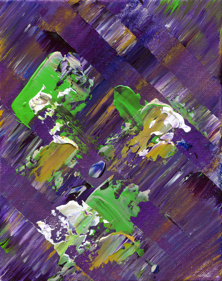 Day 205 of 365 — abstract grief painting