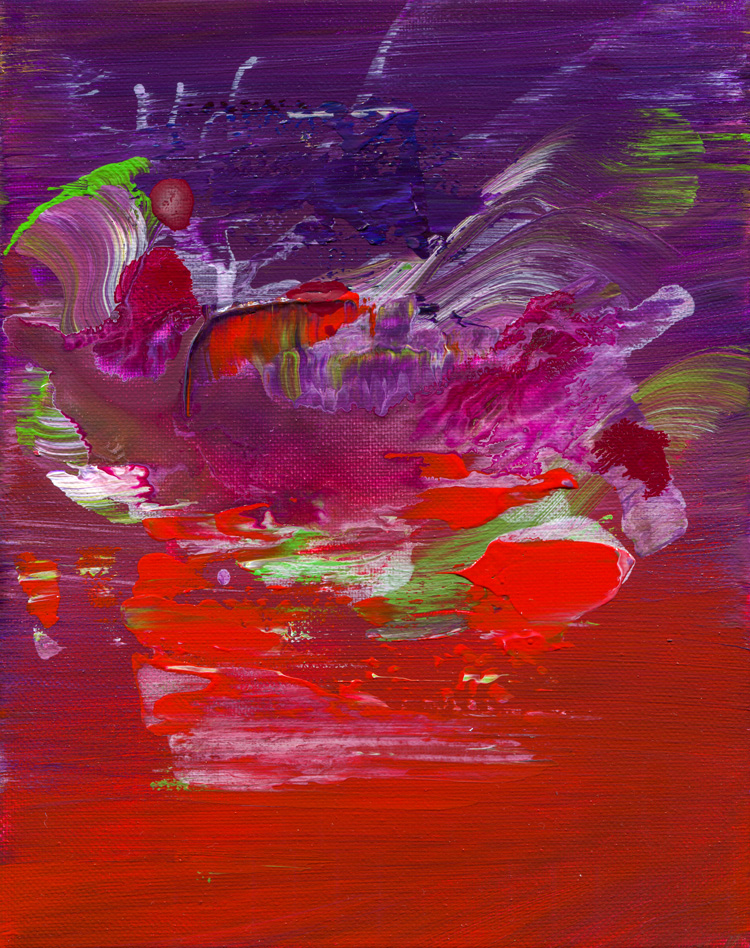 Day 206 of 365 — abstract grief painting