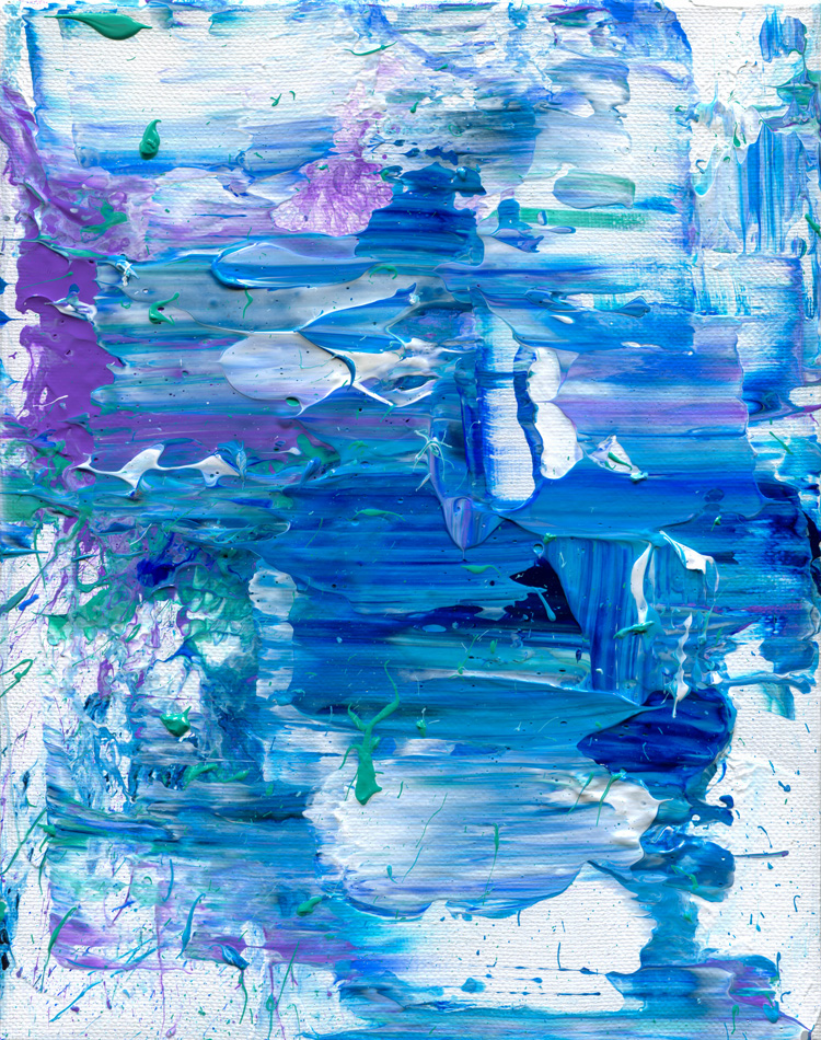 Day 207 of 365 — abstract grief painting