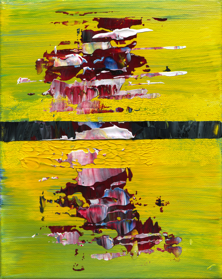 Day 208 of 365 — abstract grief painting