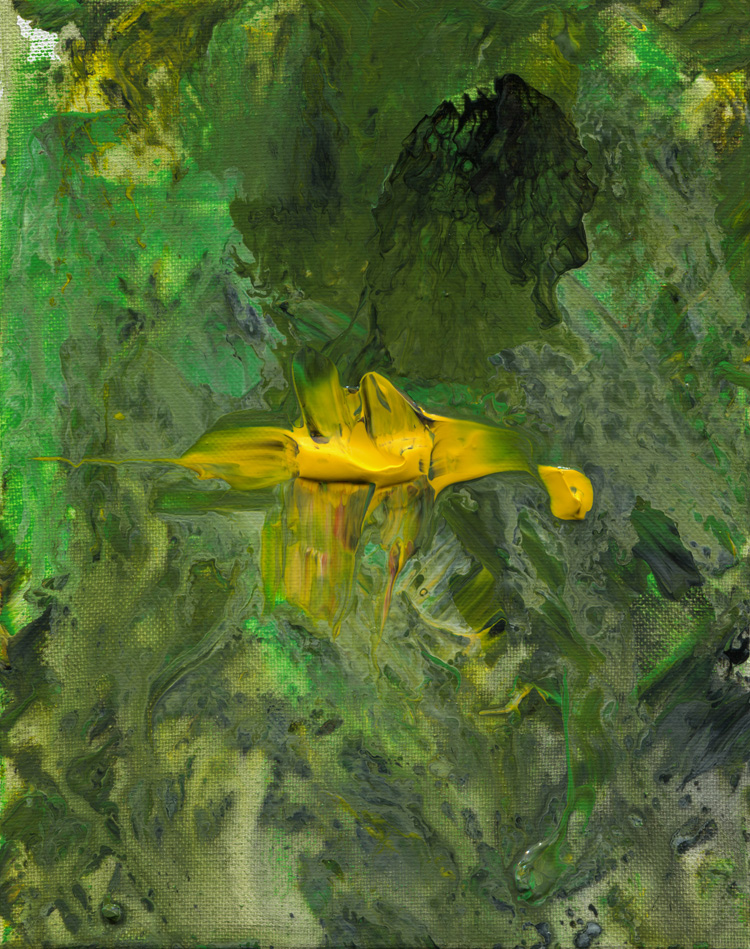 Day 210 of 365 — abstract grief painting