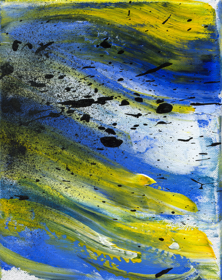 Day 212 of 365 — abstract grief painting