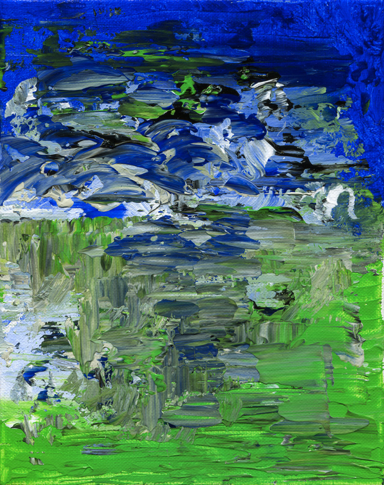 Day 213 of 365 — abstract grief painting