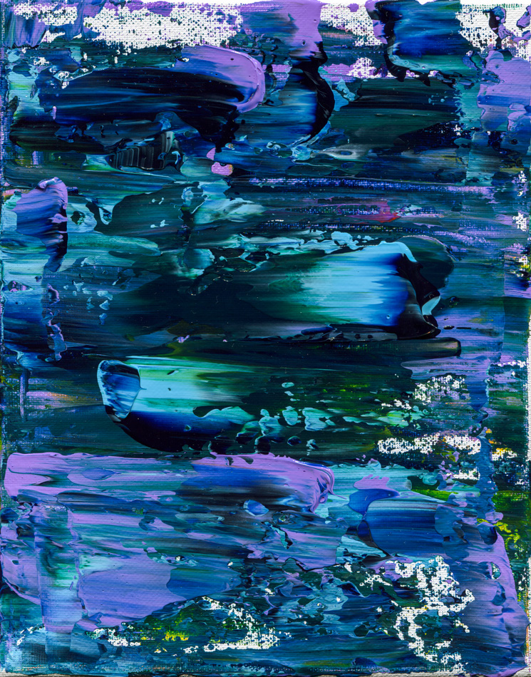 Day 217 of 365 — abstract grief painting