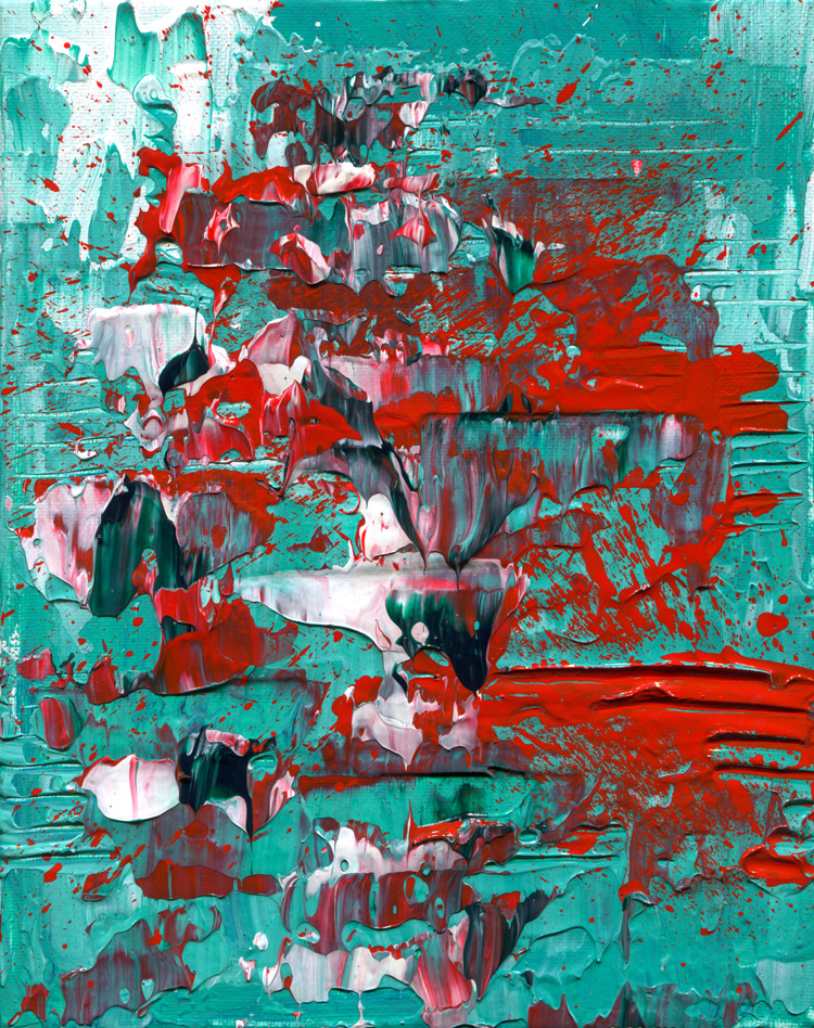 Day 218 of 365 — abstract grief painting