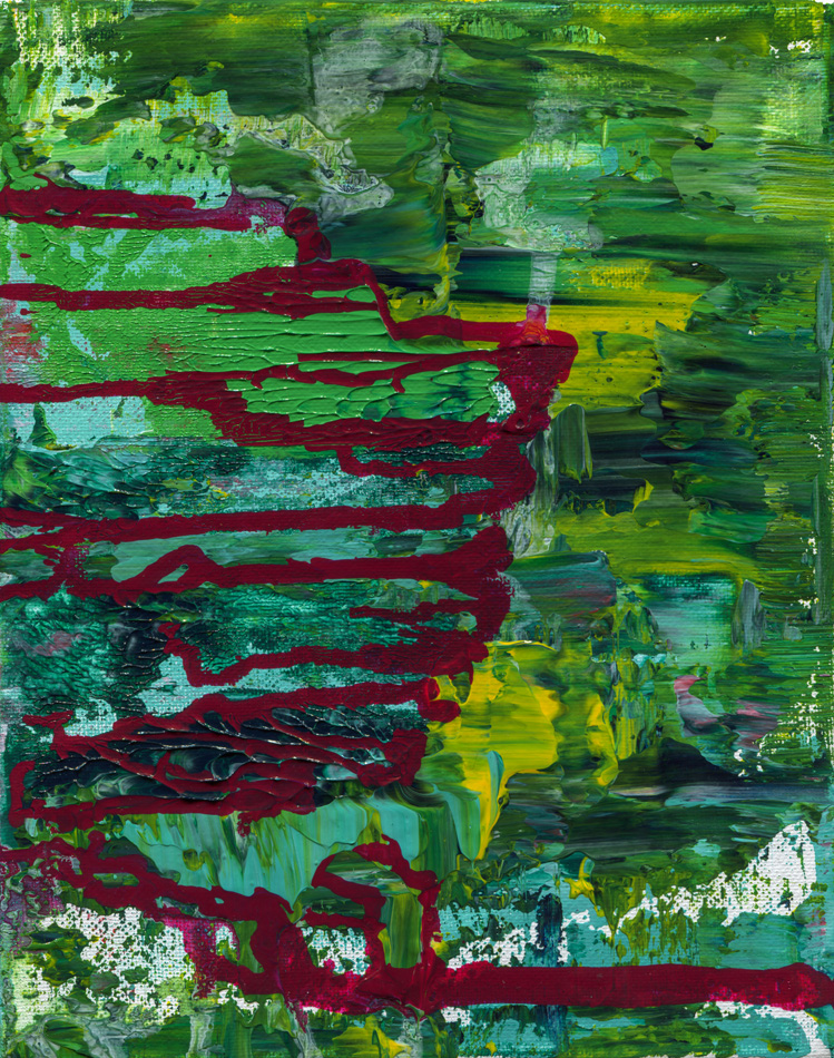 Day 219 of 365 — abstract grief painting