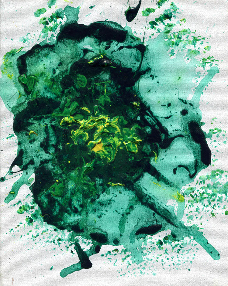 Day 21 of 365 — abstract grief painting