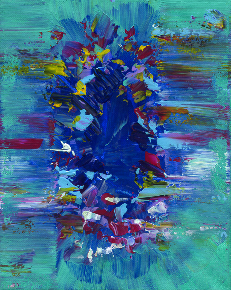 Day 223 of 365 — abstract grief painting