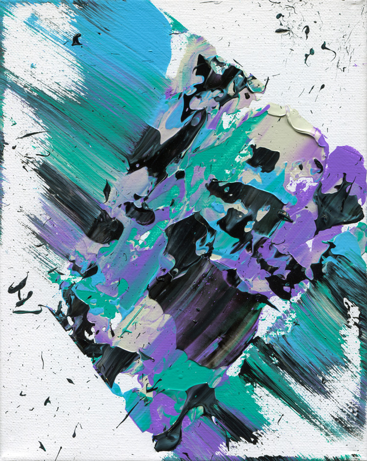 Day 224 of 365 — abstract grief painting