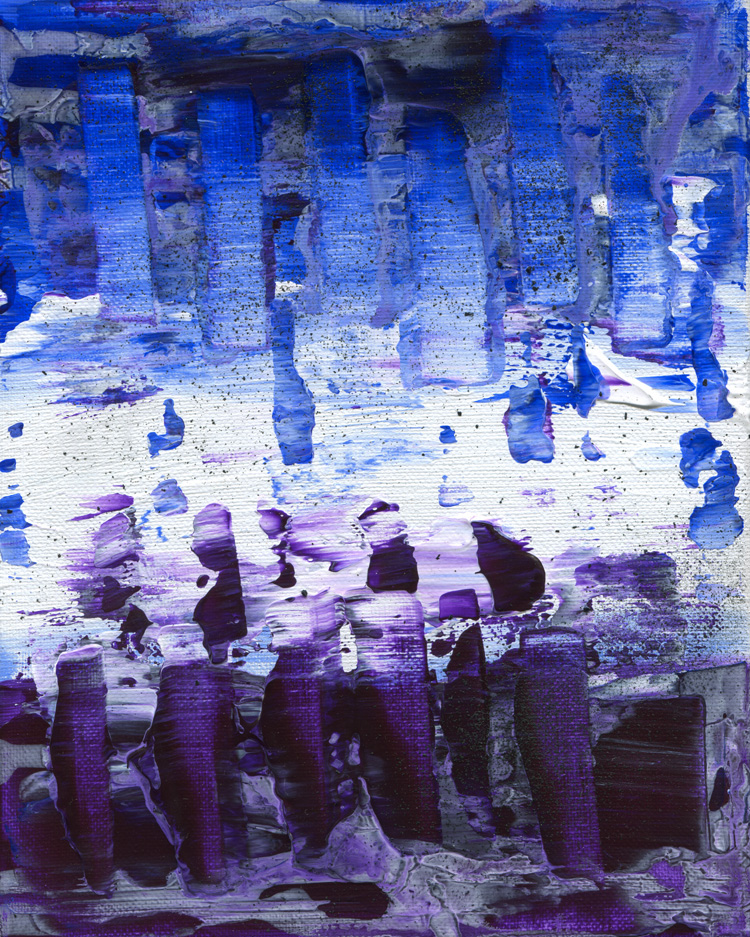 Day 227 of 365 — abstract grief painting