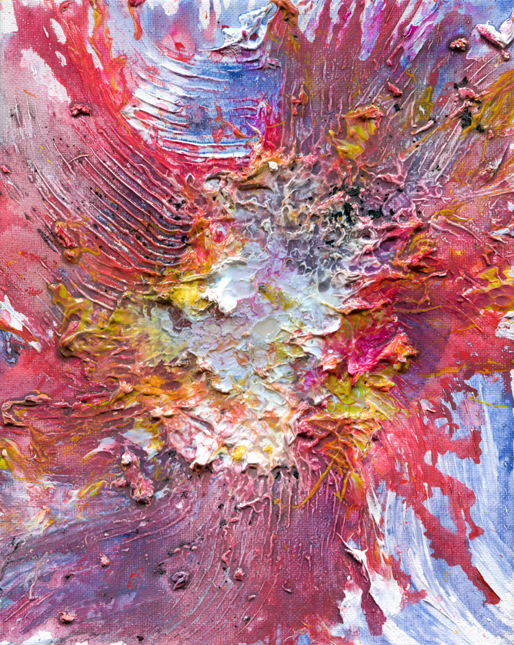 Day 228 of 365 — abstract grief painting