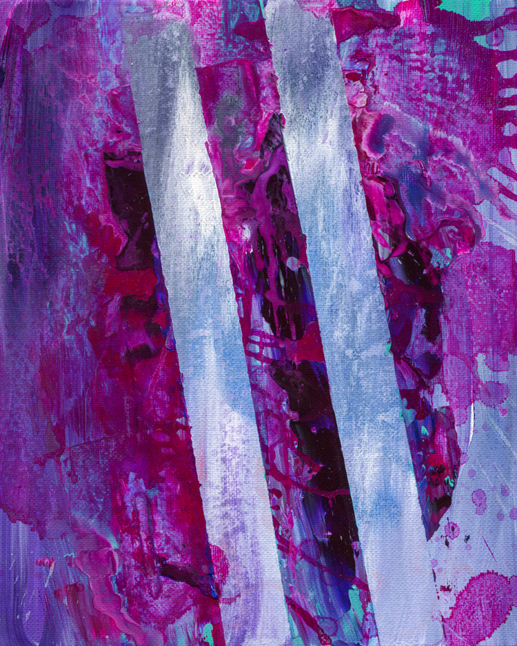 Day 229 of 365 — abstract grief painting