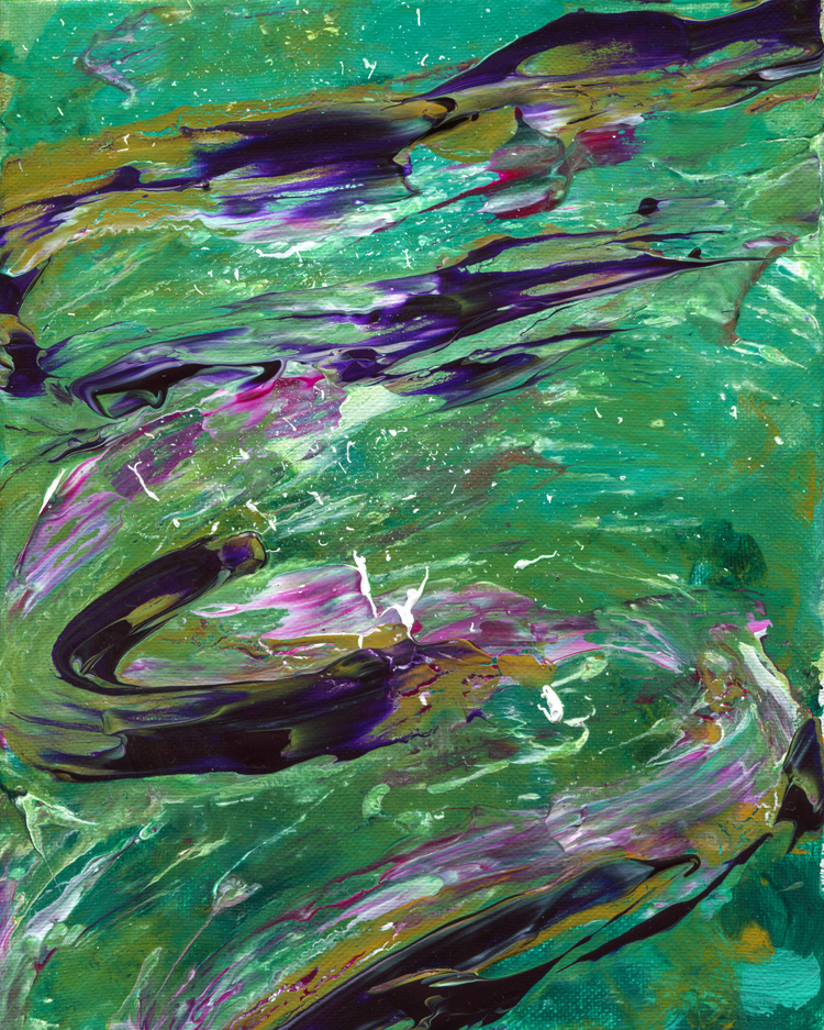 Day 231 of 365 — abstract grief painting