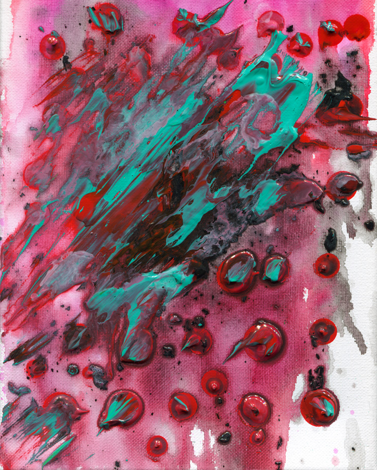 Day 234 of 365 — abstract grief painting