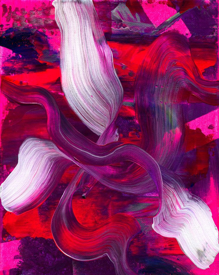 Day 237 of 365 — abstract grief painting