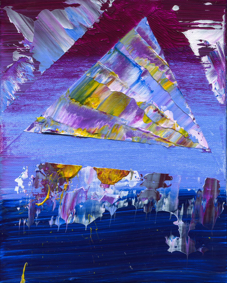 Day 248 of 365 — abstract grief painting