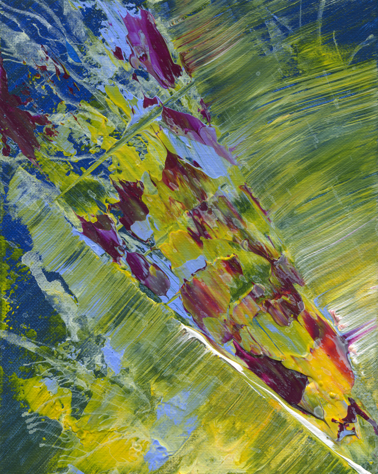 Day 249 of 365 — abstract grief painting