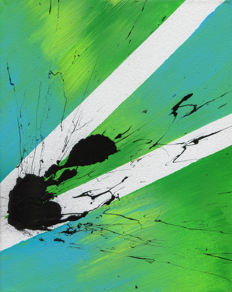 Day 24 of 365 — abstract grief painting