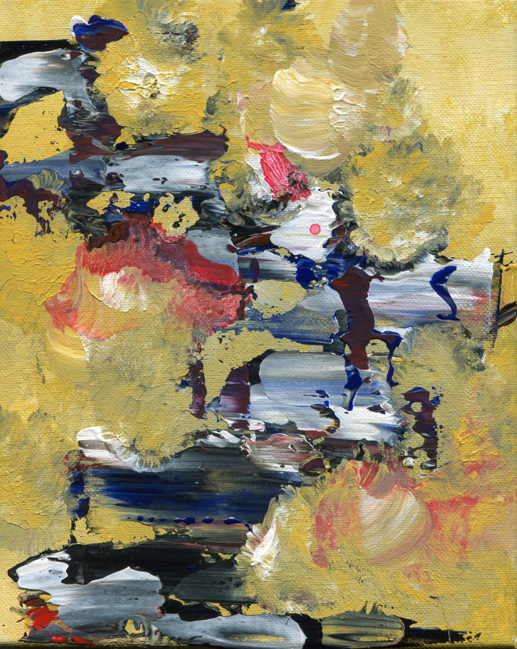 Day 251 of 365 — abstract grief painting