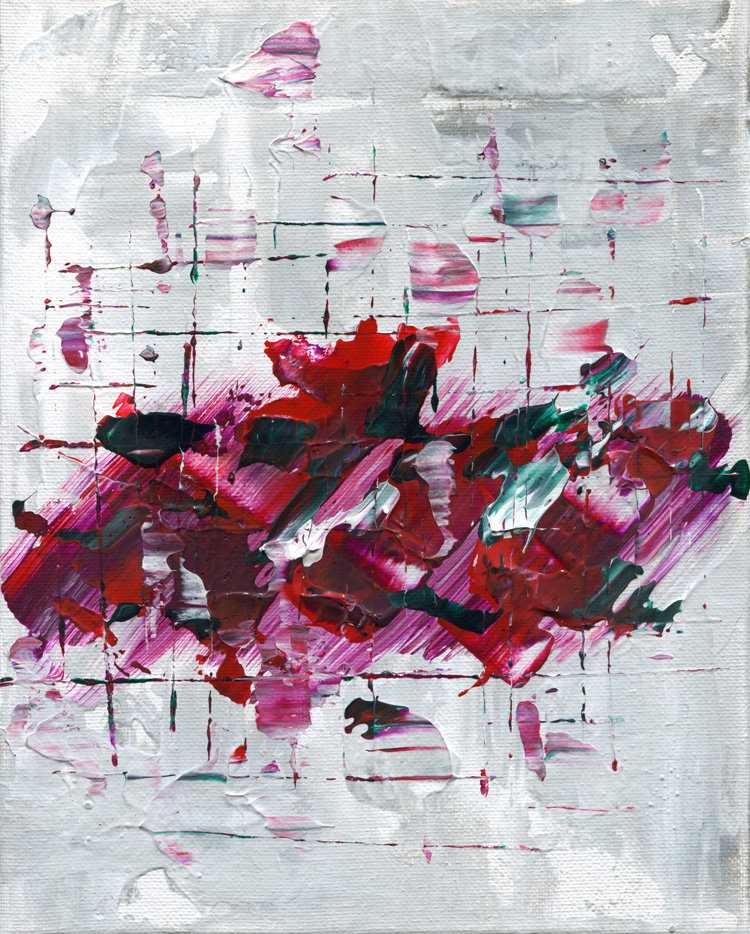 Day 253 of 365 — abstract grief painting