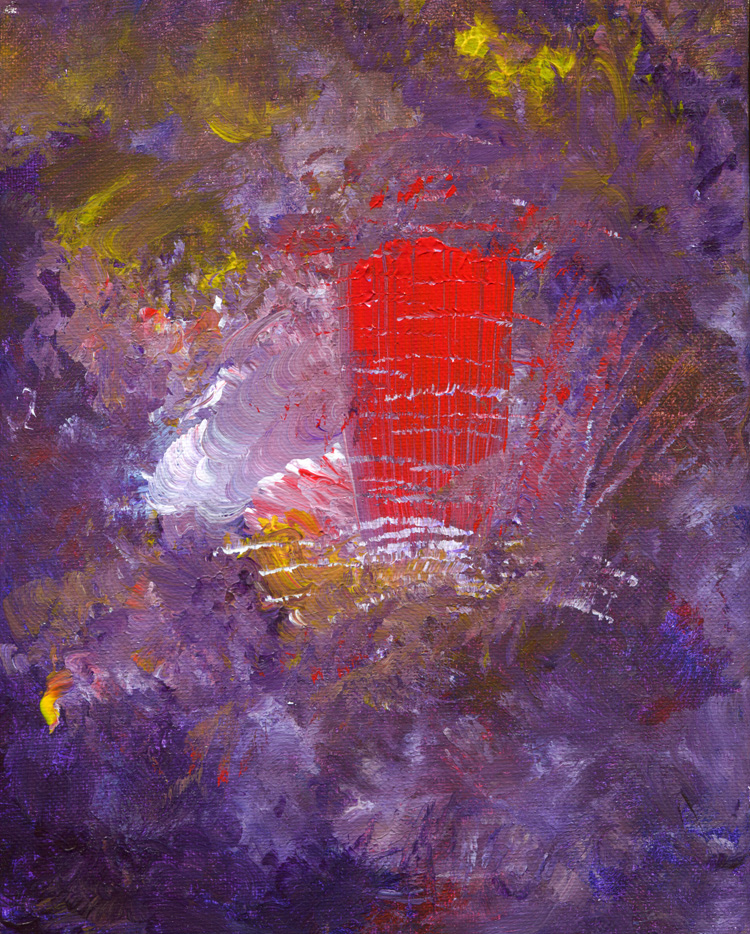 Day 256 of 365 — abstract grief painting