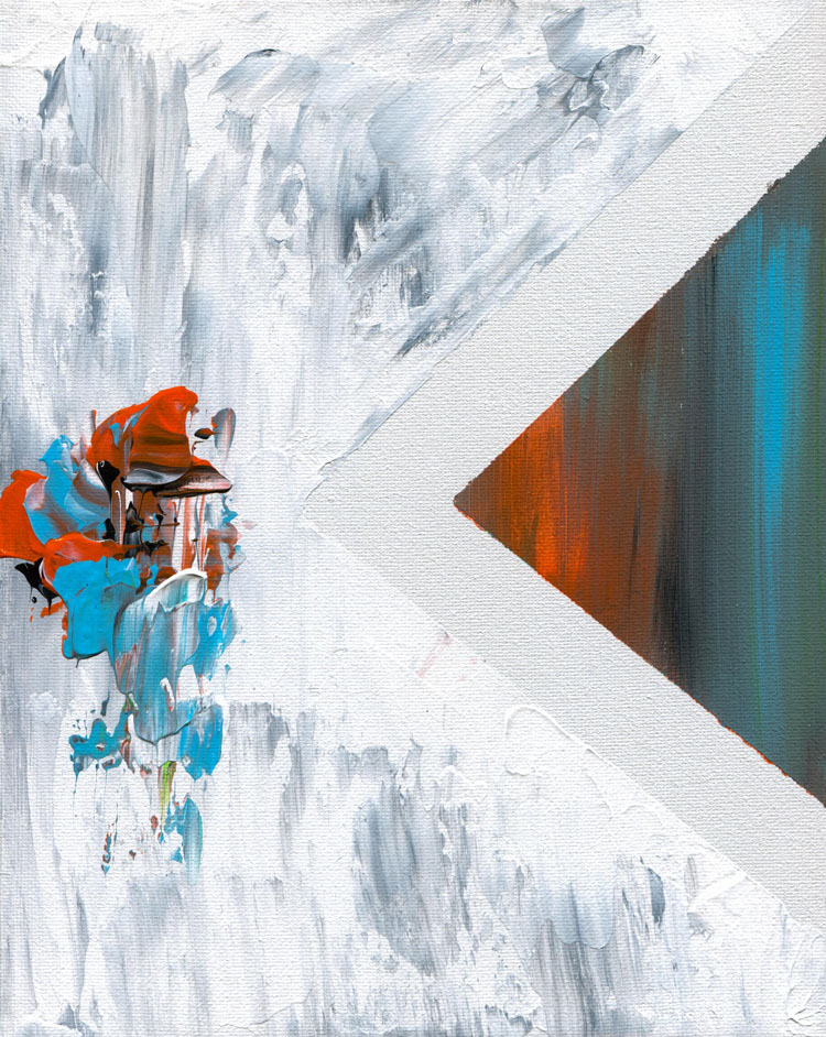 Day 25 of 365 — abstract grief painting