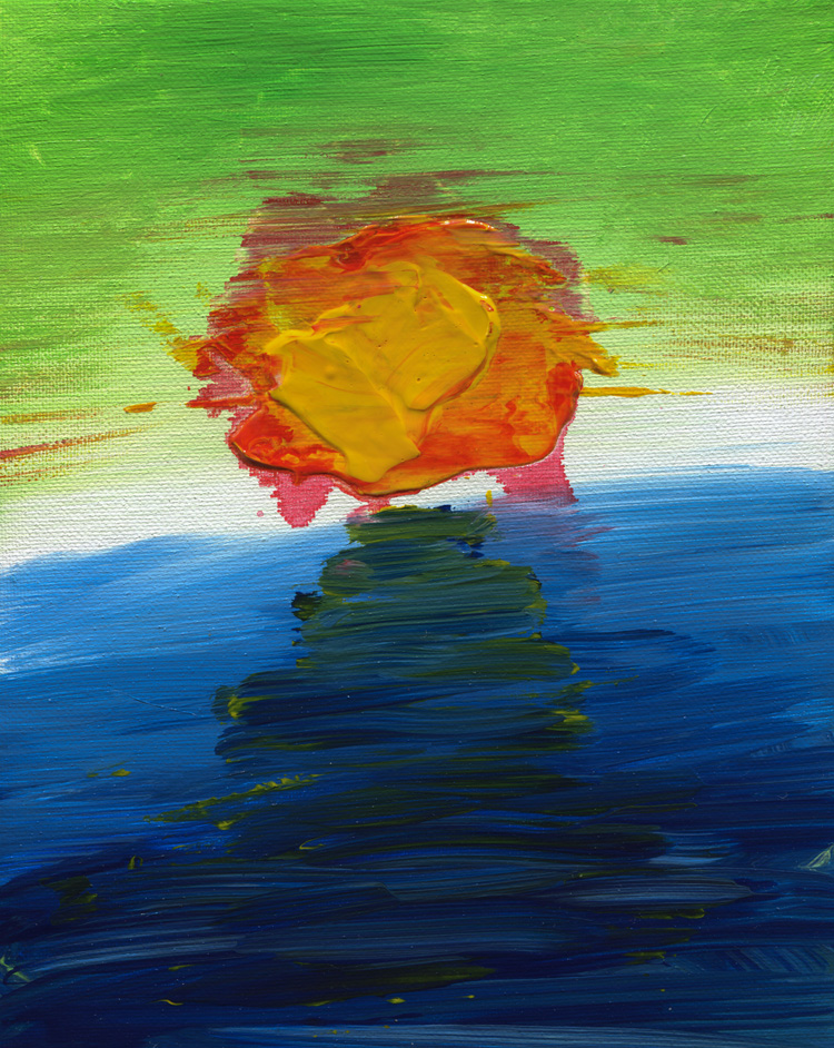 Day 260 of 365 — abstract grief painting