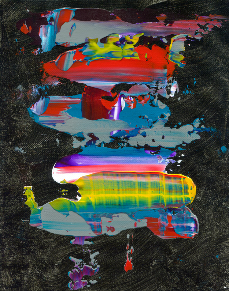 Day 264 of 365 — abstract grief painting