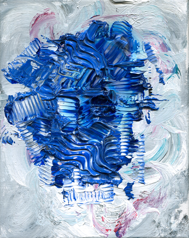 Day 265 of 365 — abstract grief painting