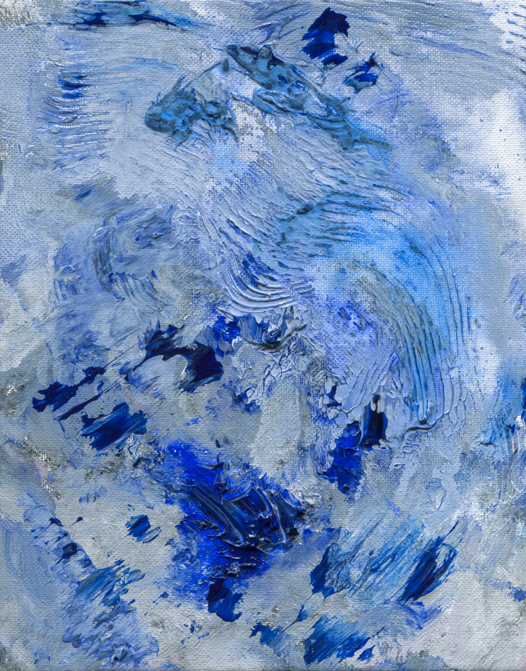 Day 266 of 365 — abstract grief painting