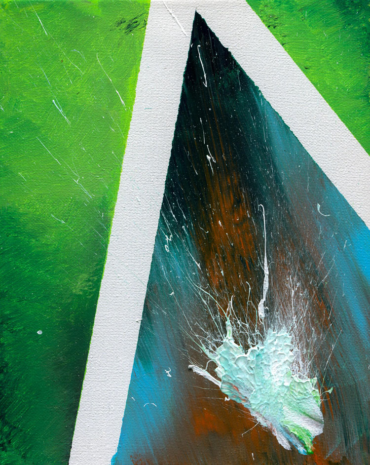 Day 26 of 365 — abstract grief painting