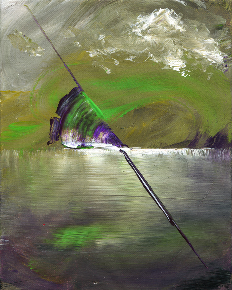 Day 270 of 365 — abstract grief painting