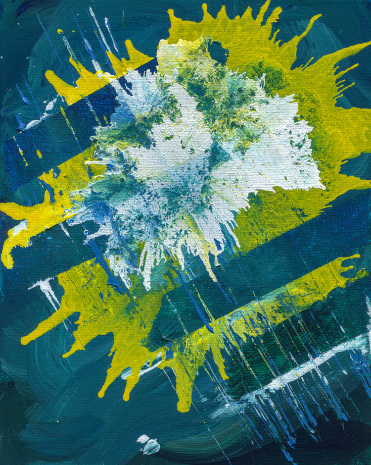 Day 272 of 365 — abstract grief painting