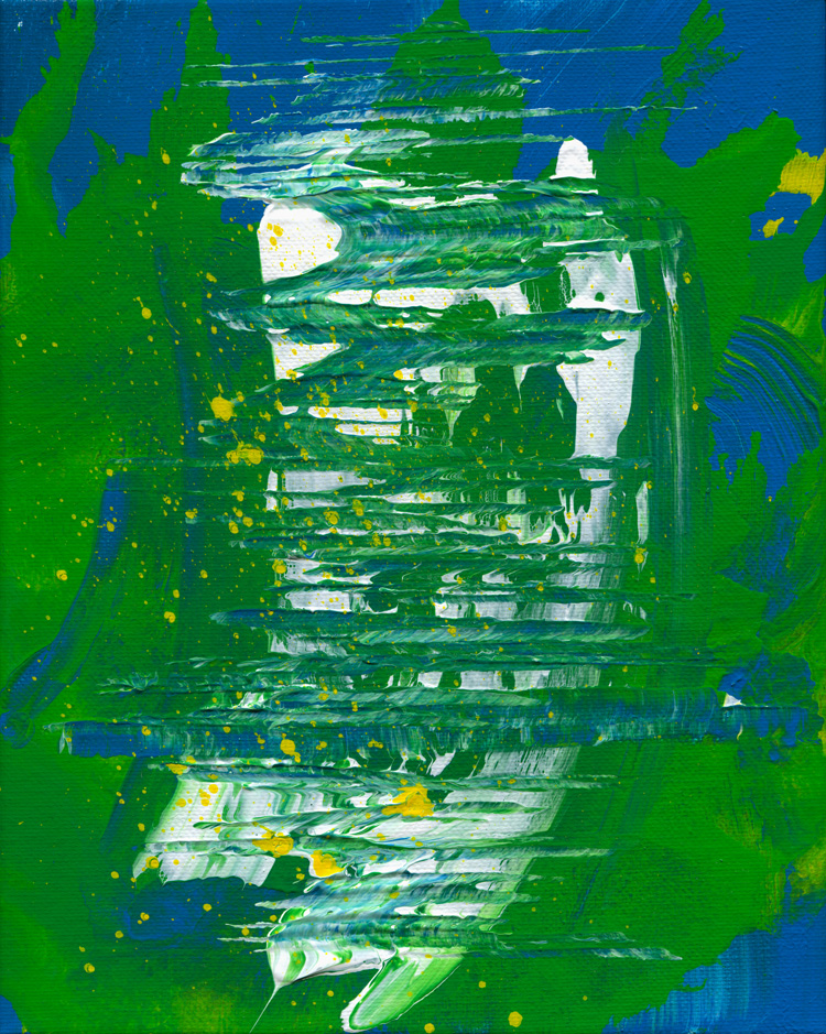 Day 273 of 365 — abstract grief painting