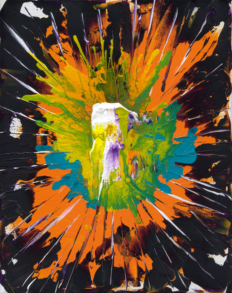 Day 274 of 365 — abstract grief painting