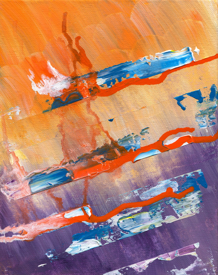 Day 275 of 365 — abstract grief painting