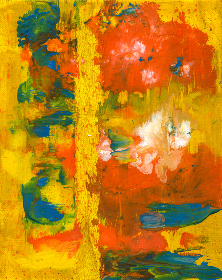 Day 276 of 365 — abstract grief painting