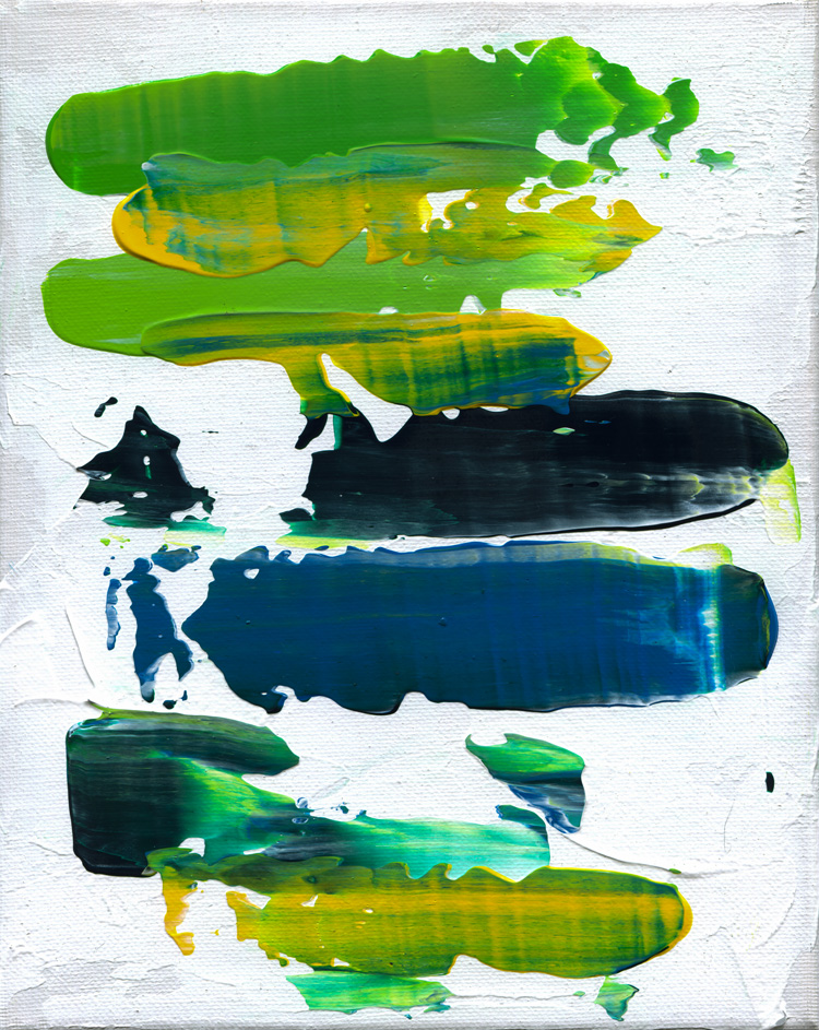 Day 277 of 365 — abstract grief painting