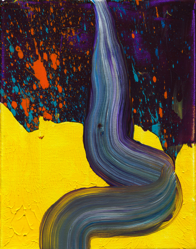 Day 283 of 365 — abstract grief painting