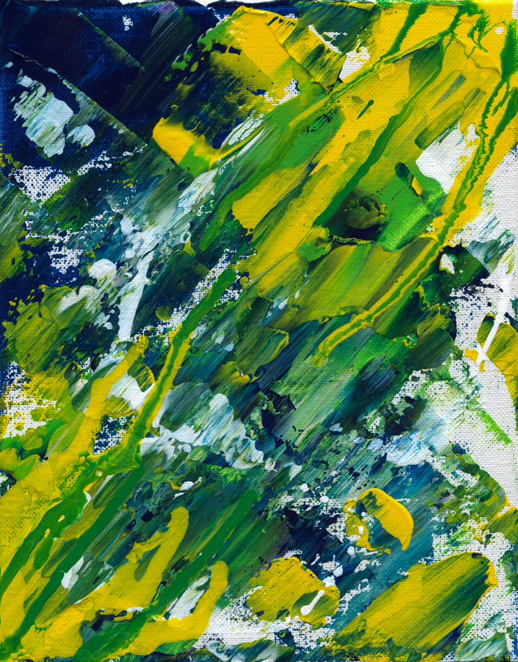 Day 284 of 365 — abstract grief painting