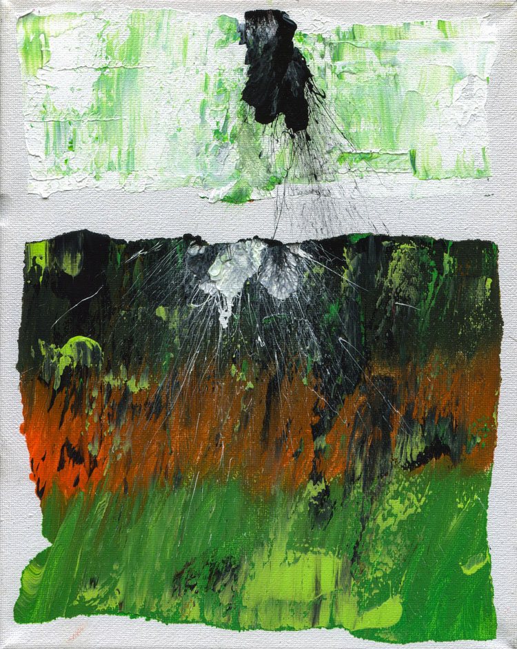 Day 28 of 365 — abstract grief painting