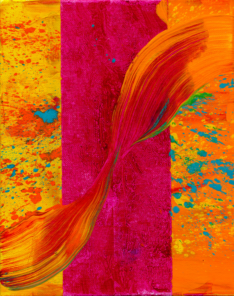 Day 291 of 365 — abstract grief painting